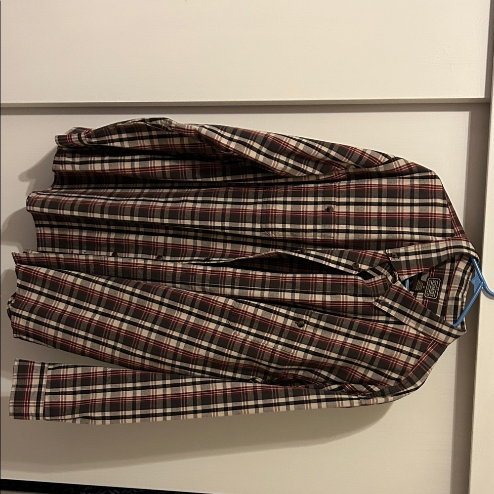 Men's Plaid Casual Button Down Shirt
